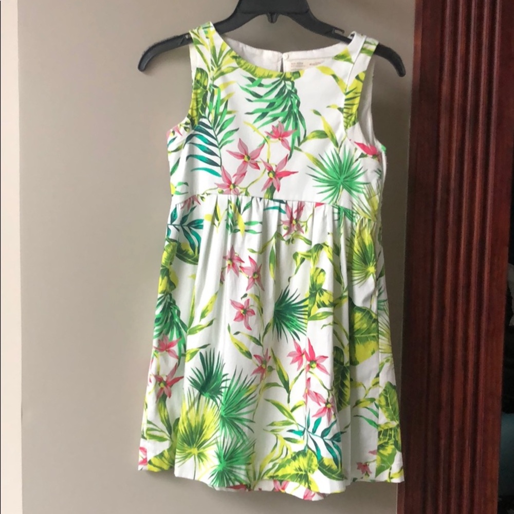 Zara Girls 11/12 Cotton Dress🌴🌺